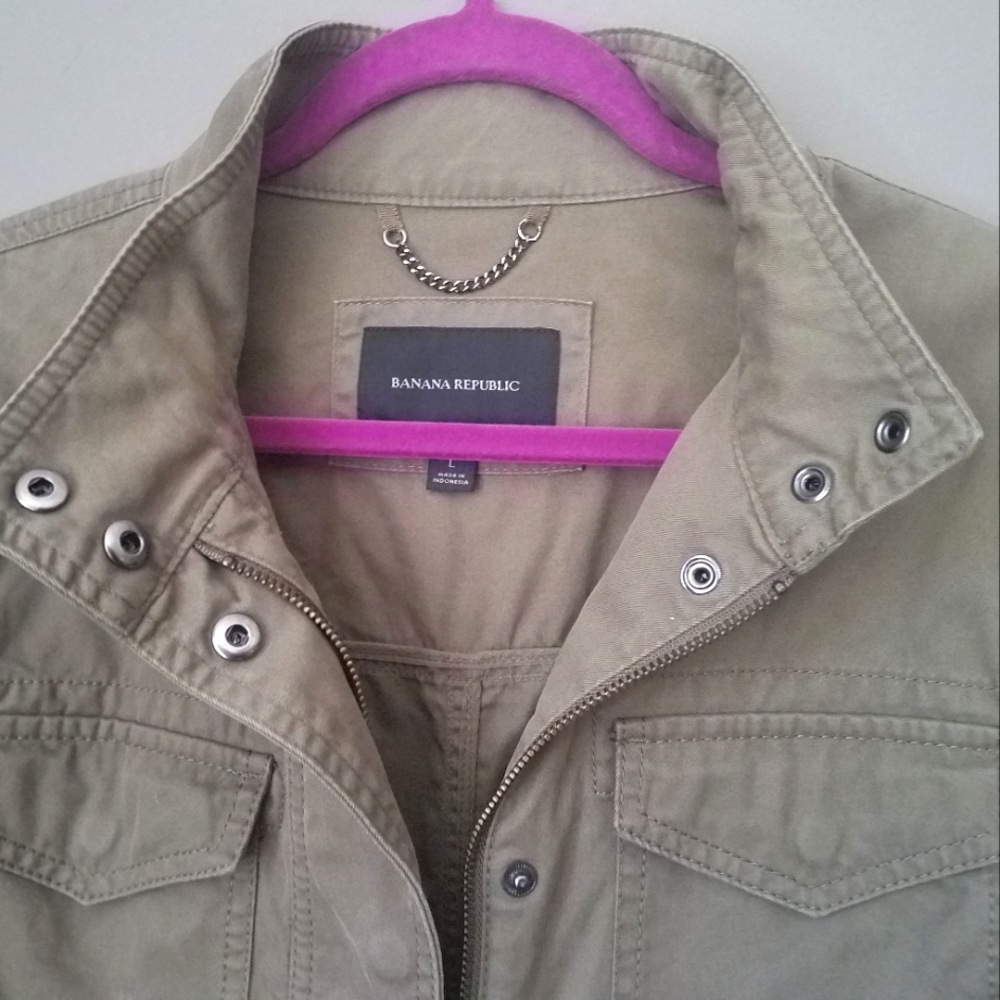 Banana Republic Khaki Field Jacket...p New w/o Tags